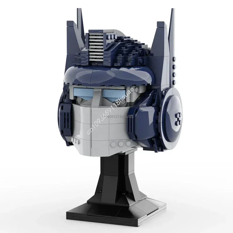 

612 шт. скульптуры Optimus Primees шлемы модель Moc строительные блоки кирпичи Diy образование сборка игрушки для детей рождественские подарки