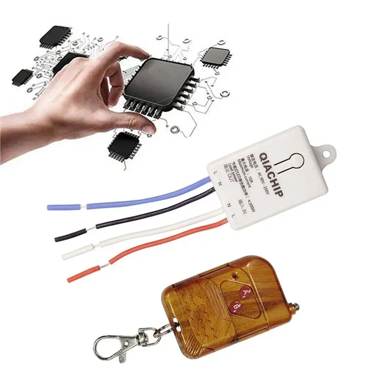 

ГОРЯЧАЯ НОВИНКА! Контроллер светодиодного освещения A72T, беспроводной пульт дистанционного управления 433 МГц, AC90-250V + 433 МГц, 2 кнопки для электрических дверей