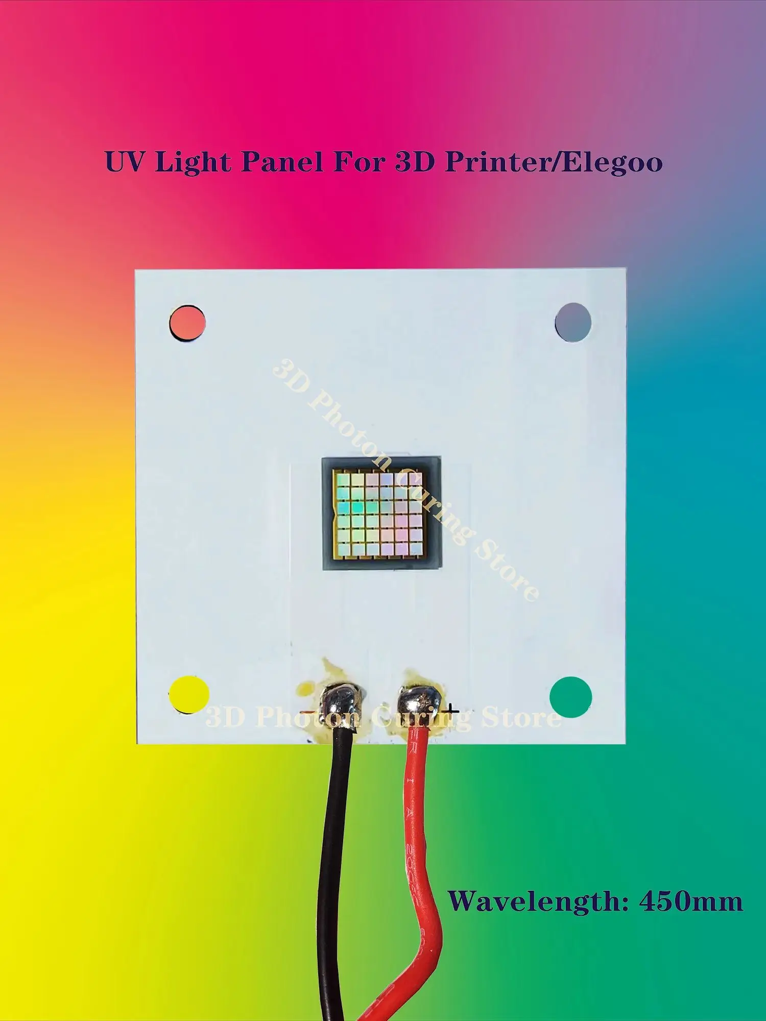 UV Light Panel 3D Printer Laser engine 36pcs  for elegoo  mars 3 pro 405nm Uvled ultraviolet rays light source exposure