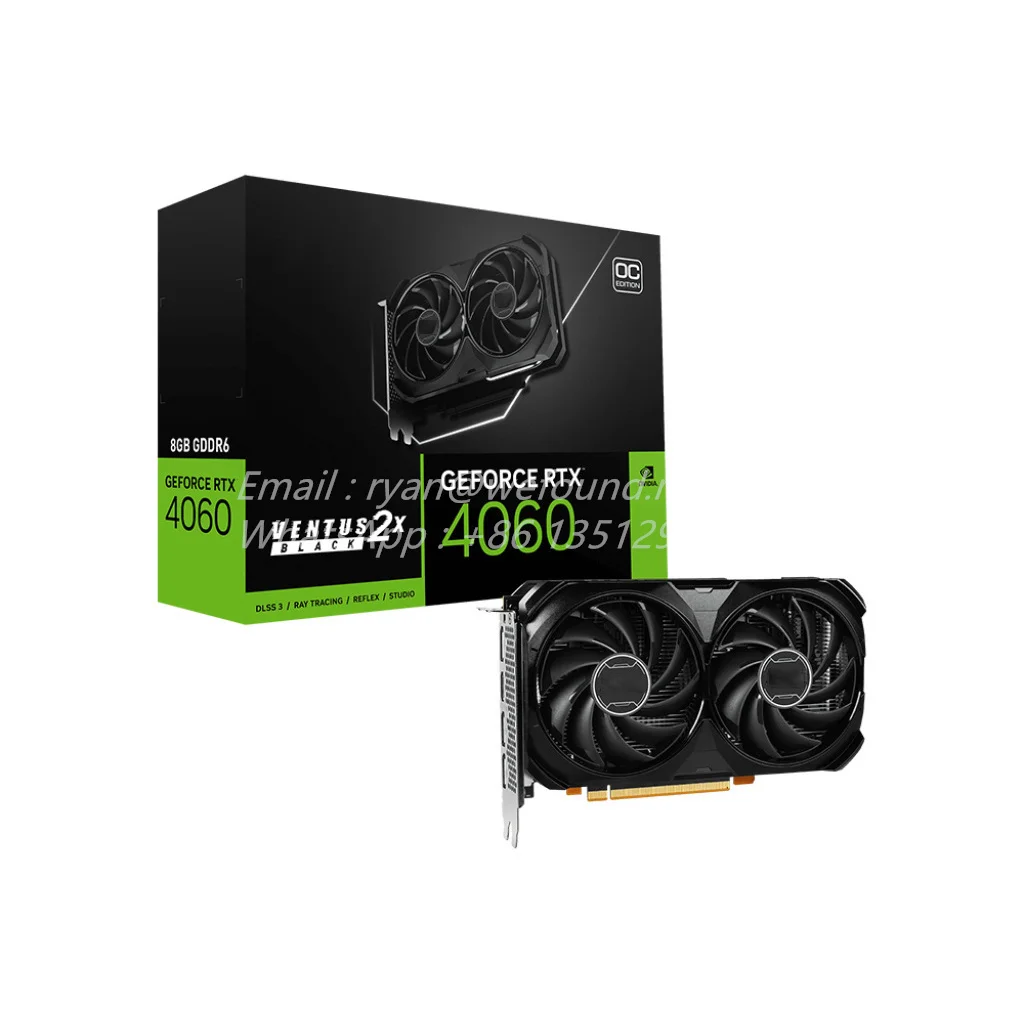 GPU for MSI GeForce RTX 4060 VENTUS 2X BLACK 8G OC Graphics Card