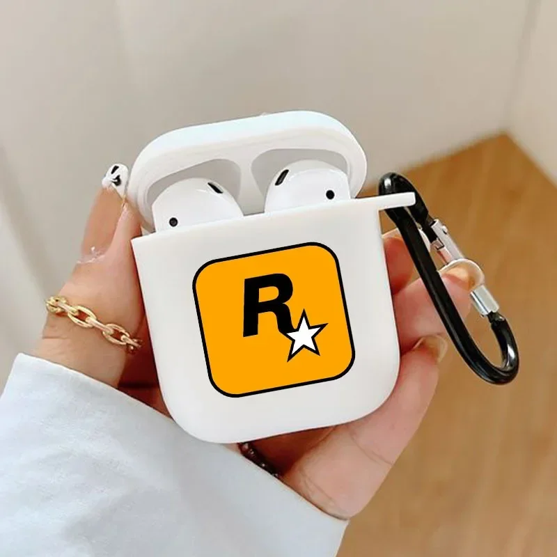 Rock Star Game Airpods Pro 2nd Generation Case Wireless Earphone Cover for Apple AirPods 2 3 Gift for Game Player