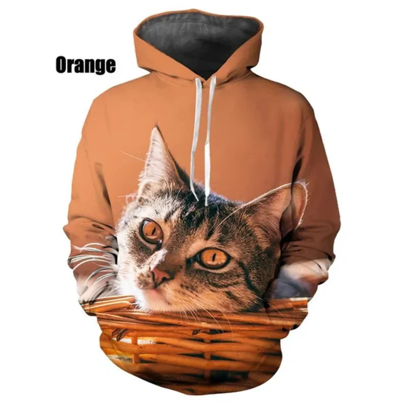 

Цельная толстовка с капюшоном на заказ Your Picture, крутая новая мода, толстовка с 3D принтом животного и кота, повседневный мужской и женский пуловер большого размера с капюшоном