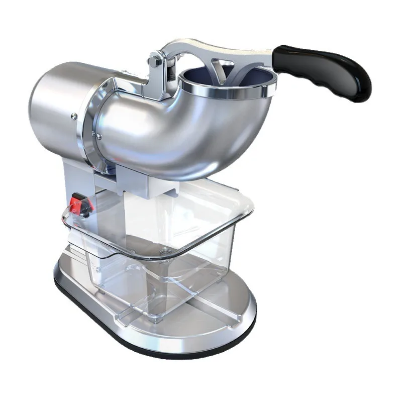 Commercial ice shaver Electric ice crusher Stall Commercial semi-automatic milk tea shop Manual ice breaker