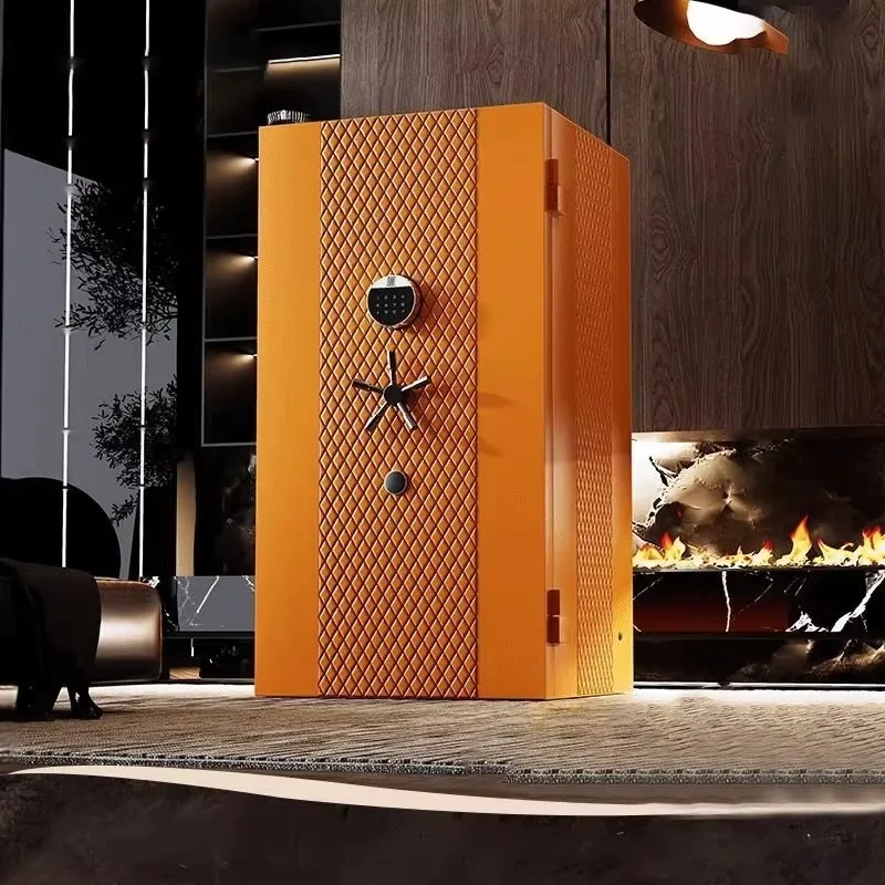 WeiChi Intelligent Fingerprint Anti-Theft Household Jewelry Box Safes with Partition for Secure Storage