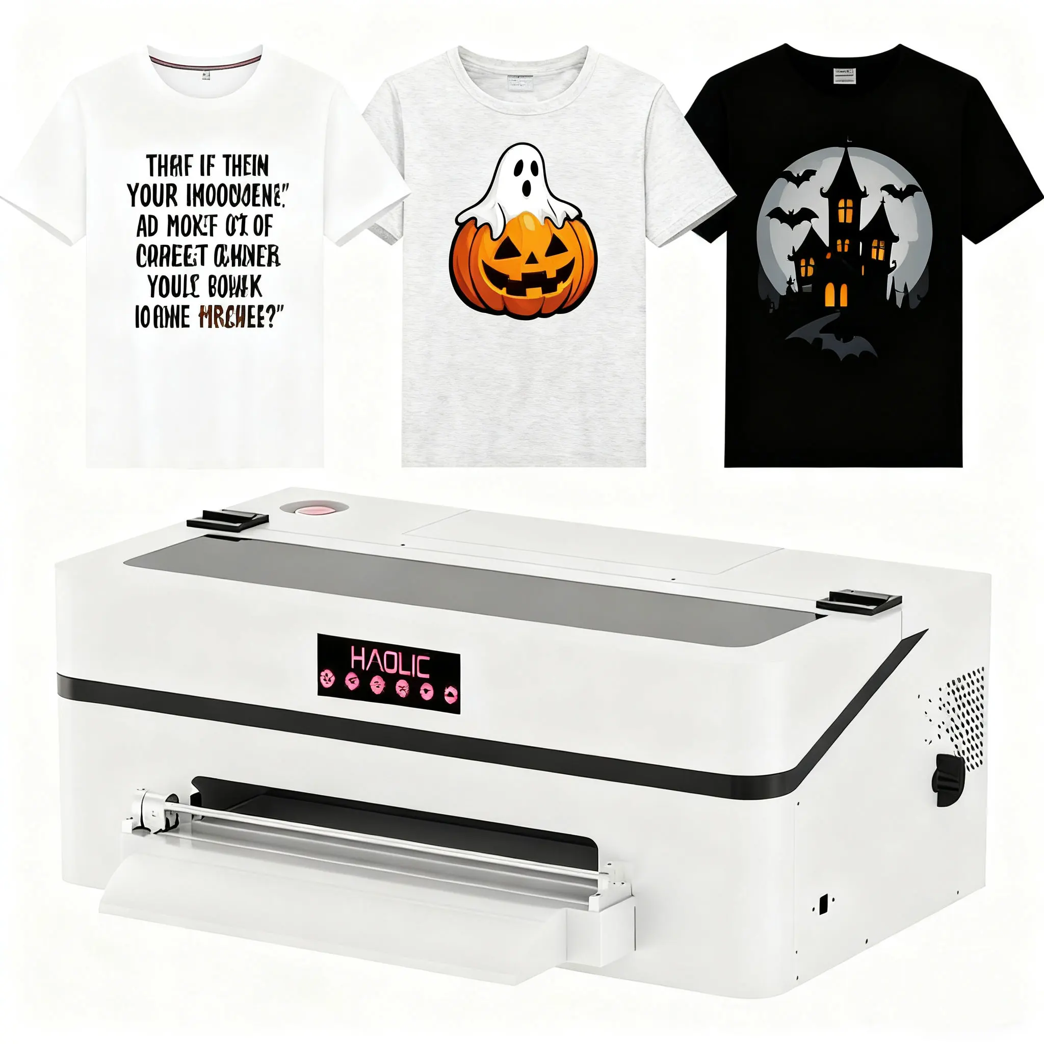 DTF Digital Pink Printer A3 33CM XP600 Printing Machine Free Shipping US Warehouse For Tshirts DTF Printing Printer