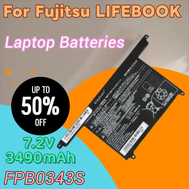 

100% новый высококачественный аккумулятор для ноутбука 7,2 В 3490 мАч FPB0343S FPCBP544 для Fujitsu LIFEBOOK U939/A U938/S серии CP777632-01