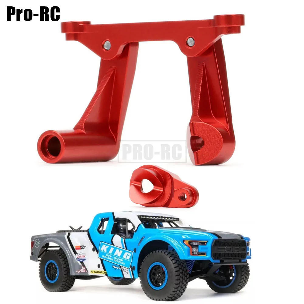 1Set sterzo Servo Assembly # LOS231008 parti di aggiornamento in lega di alluminio per RC Car 1/10 Team Losi Rock Baja Rey LOS03020V2T1