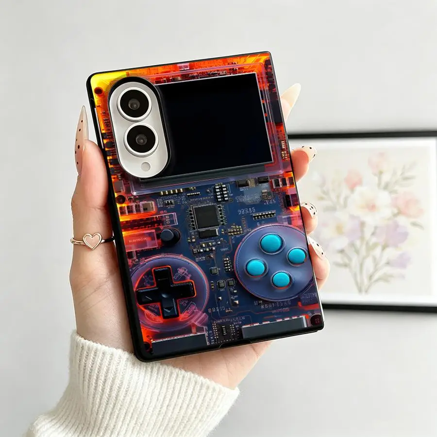 Dark Circuit Game Screen Case for Samsung Galaxy ZFold8 Z Fold8 Wide Z Fold 8 ZFold Wide Luxury Phone Cover
