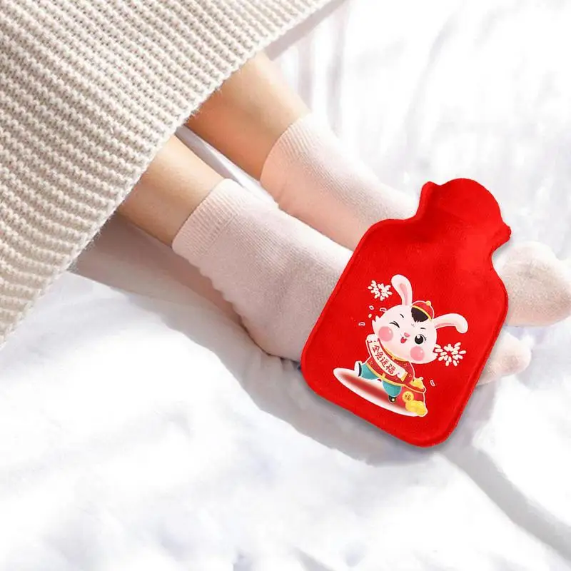 Christmas Warm Water Bag Light And Handy Christmas Hot Water Hand Warmer Hot Bottle Water Bag For Neck And Shoulders Feet Warmer