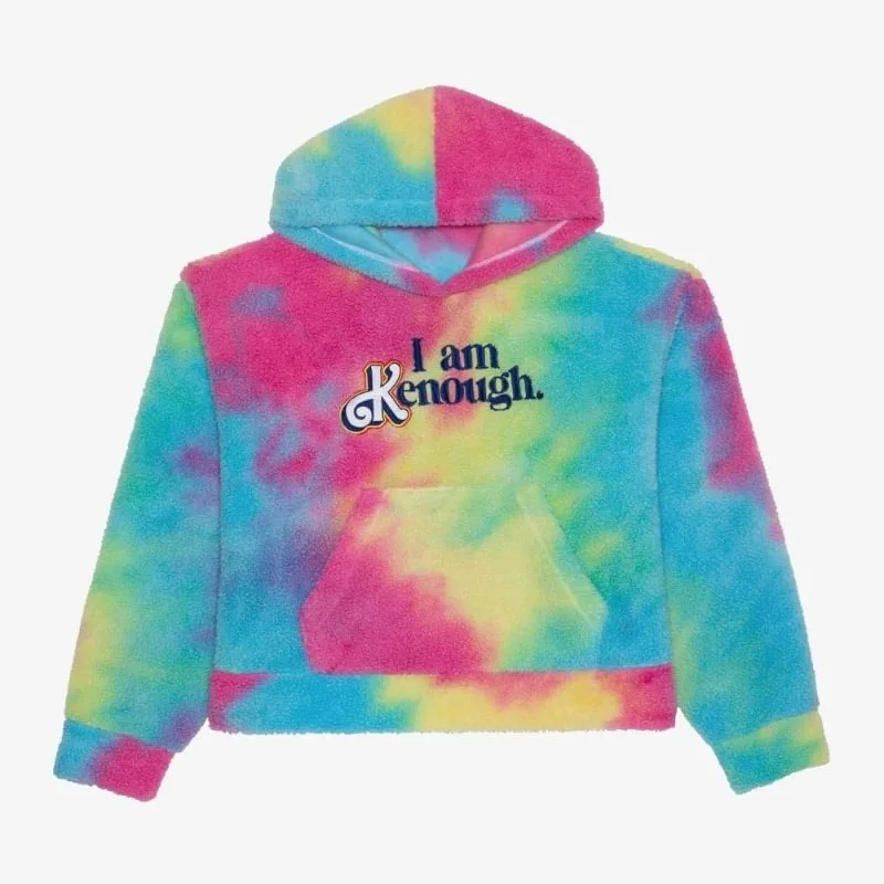 Personality Street Fashion Lazy Loose Tie Dye Hoodie  Unisex Hooded Sweatshirt Casual Clothing I Am Kenough