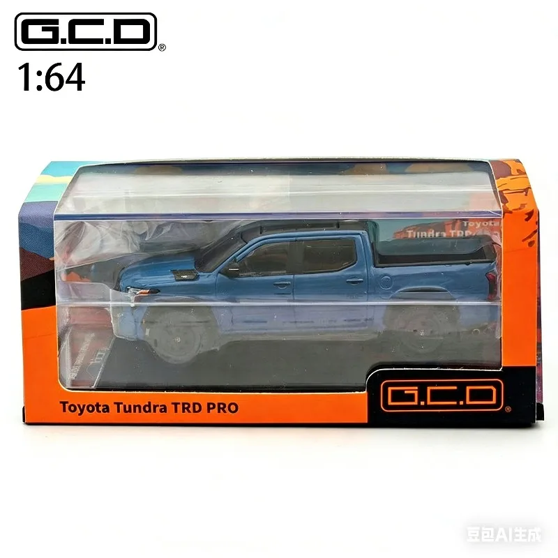 

GCD 1/64 Toyota Tundra MK3 XK70 TRD Pro Cast Alloy Car Model, Boys' Holiday Gift Toy Collection Decoration Item.