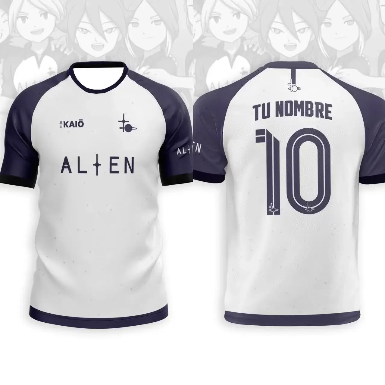 Men's Football T-shirt Japanese Animation T-shirt Inama Eleven Joint Short-sleeved Summer Comfortable Sports Man T-shirt