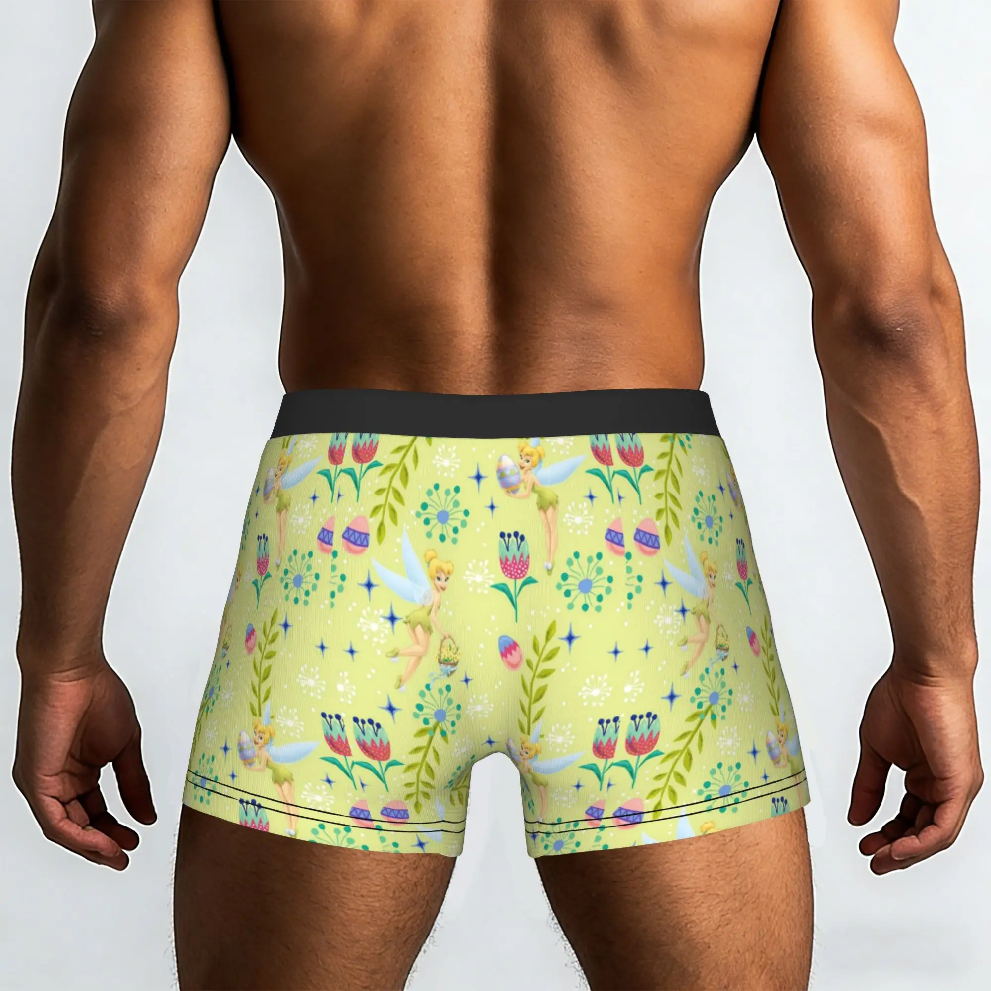Custom T-Tinker Anime Bell Cute Cartoon Underwear Male Printed  Boxer Shorts Panties Briefs Soft Underpants