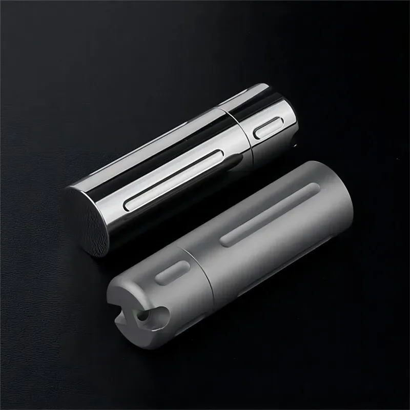 FEGVE Pure Titanium Pill Holder Waterproof Portable Pill Case Container Box Organizer