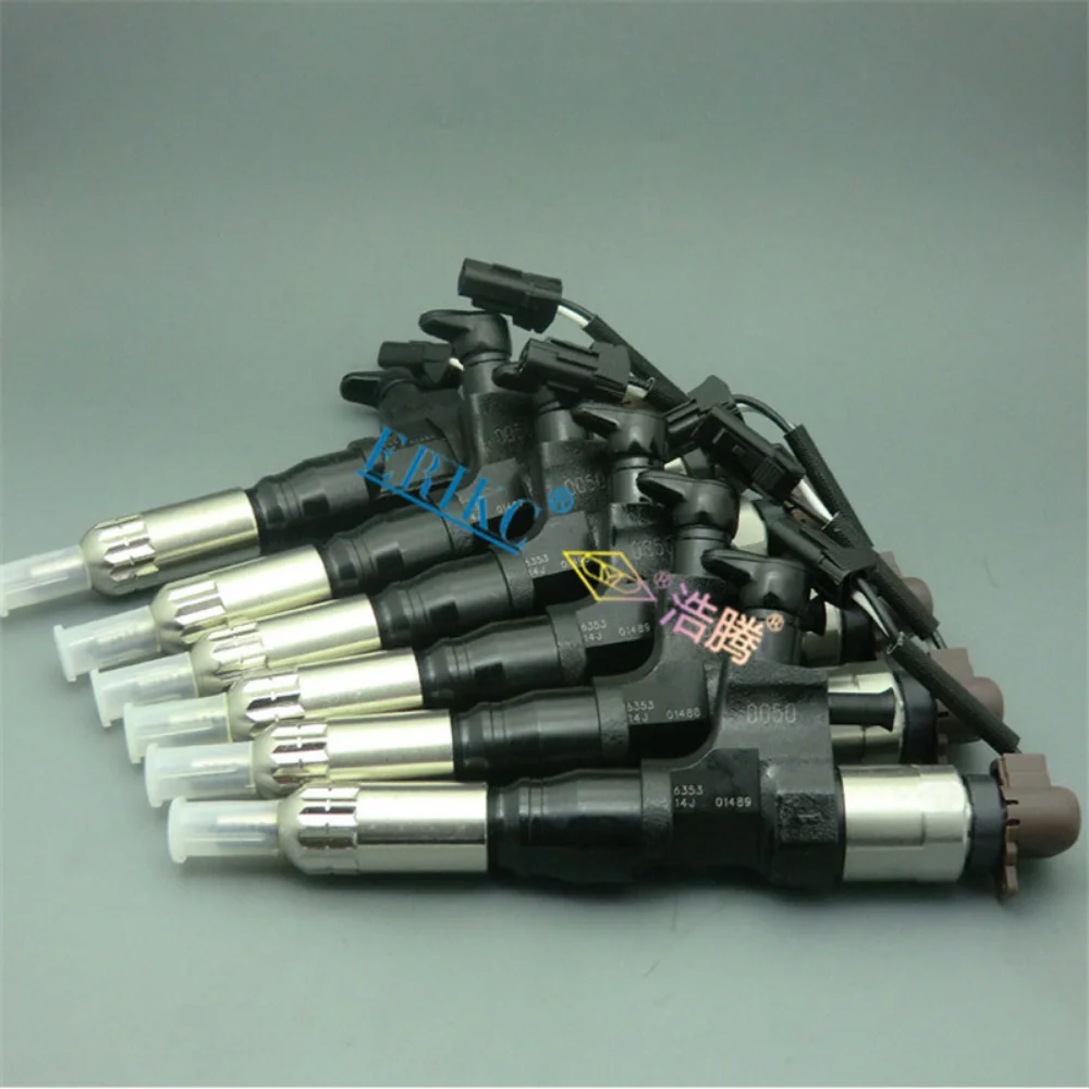 095000-6353 Fuel Injector Assy 095000-6350 Diesel Injection Nozzle For DENSO Kobelco SK200-8 SK260-8 23670-E0050