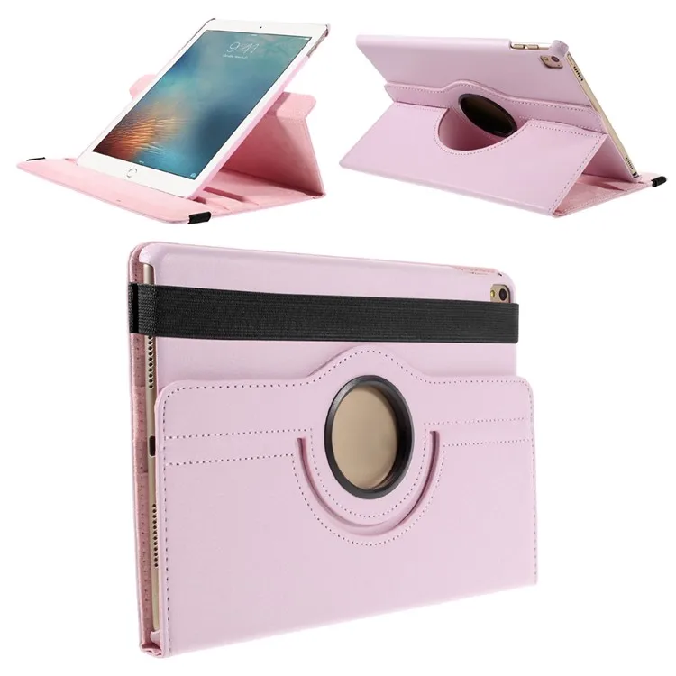 

Litchi Skin Full Rotary Stand Leather Tablet Case for iPad Pro 9.7 inch - Pink