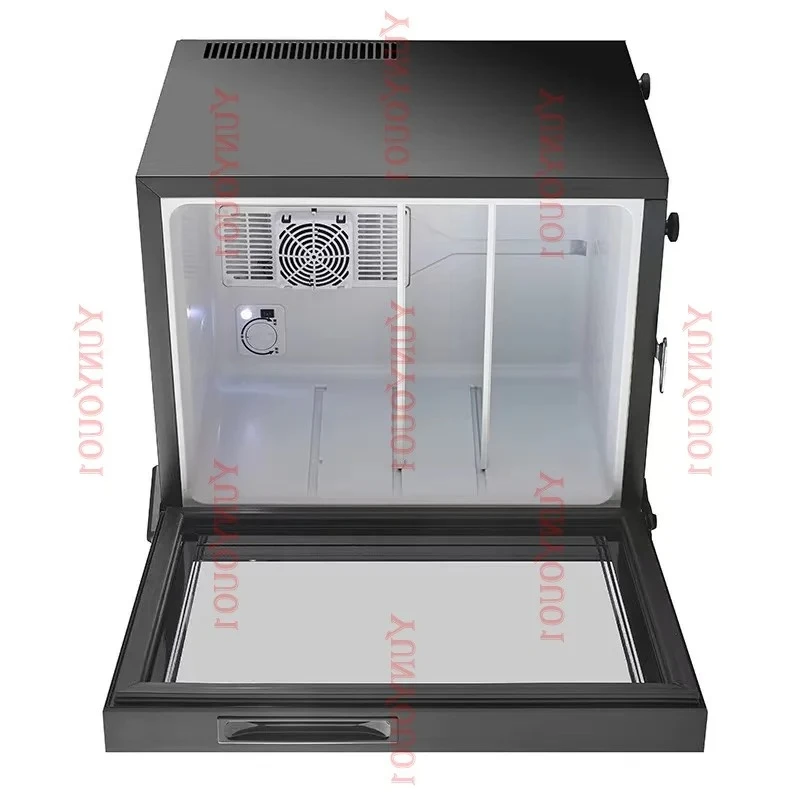 

AAA 40L Small Refrigeration Mini Refrigerator with Glass Door, No Compressor