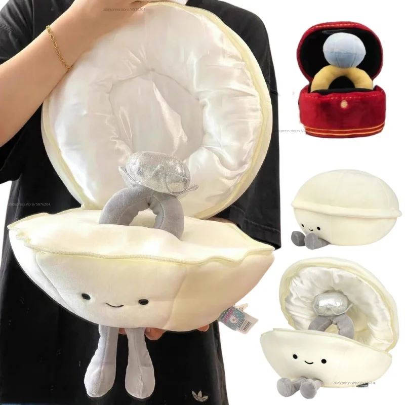 High Quality Stuffed Wedding Diamond Ring Box Plush Toy  Parsty Gift Toys for Girlfriend Valentine's Day gift