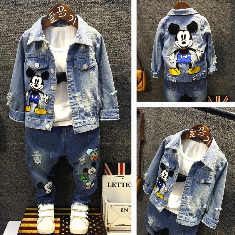 

Disney 2025 Girls' Denim Jacket - Autumn Fashion Coat for Kids, Stylish Fall Outerwear with Cartoon Design