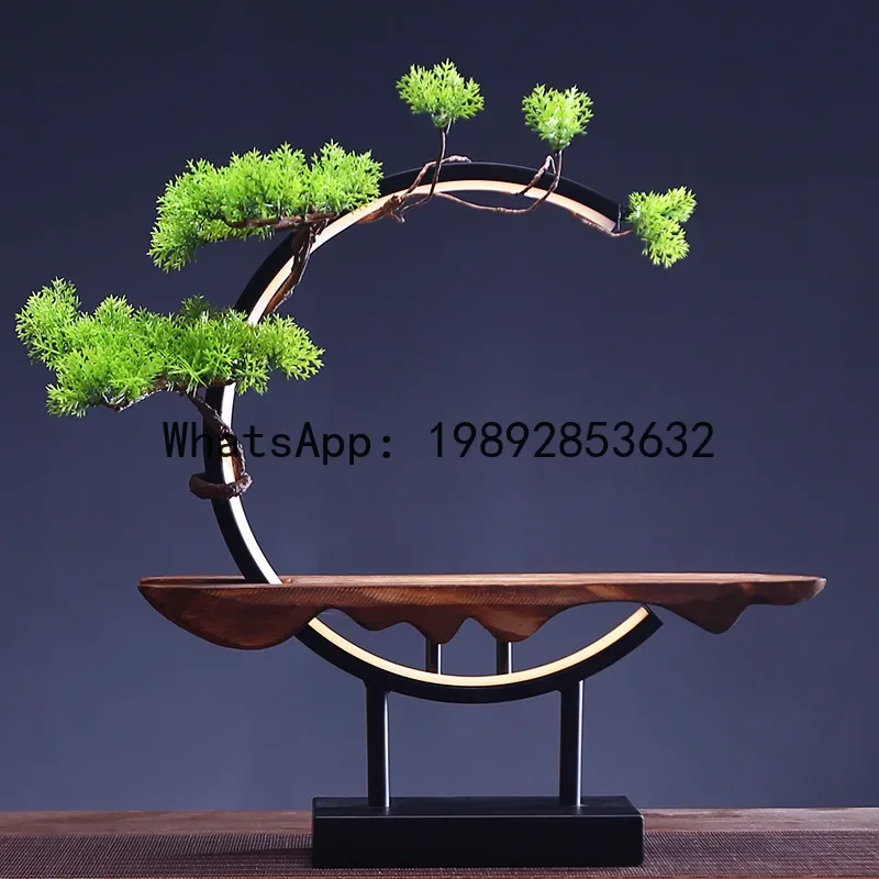 ww24 lamp circle figure display ornaments new chinoiserie home living room office lamp circle zen luminous decorative ornaments
