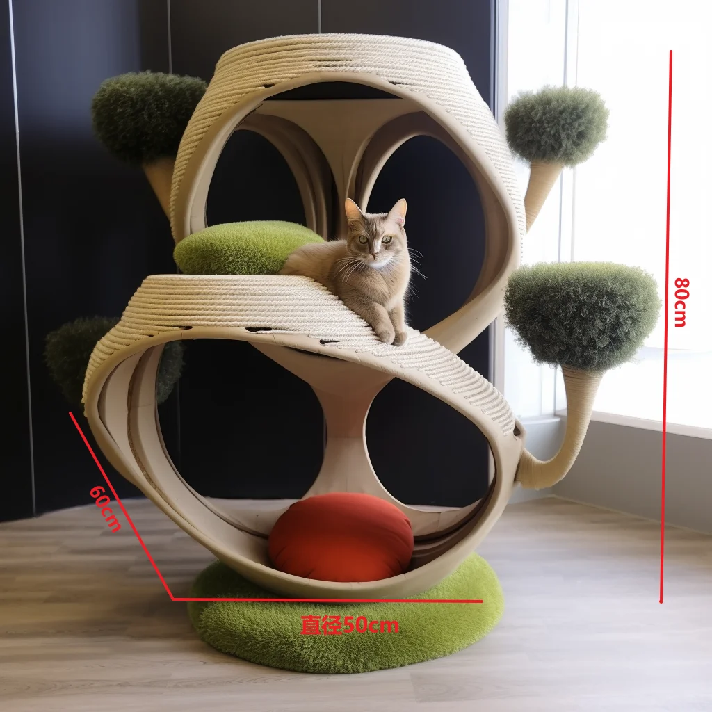 Custom Scratching Post Beautiful Cat Trees & Condos Cat Trees & Scratcher