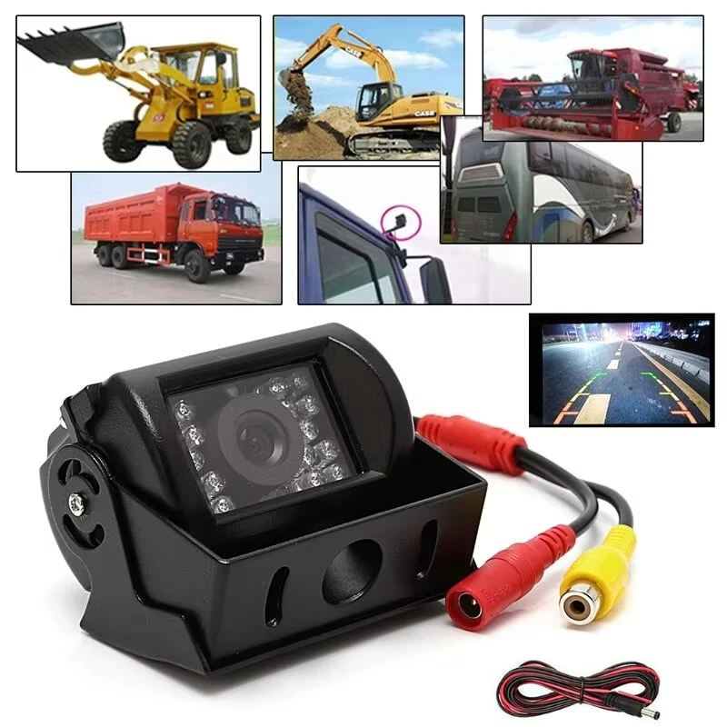 New 18 IR LED Car Rearview Camera Night Vision Wide Angle Waterproof for Cars, Pickup Trucks, SUVs, RVs, Vans