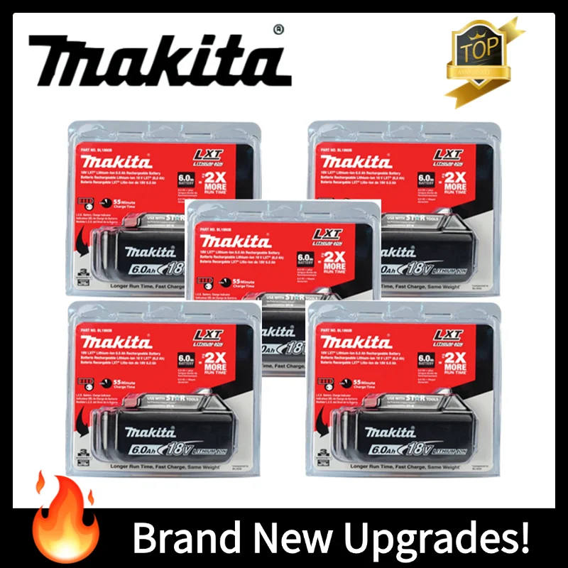 

Ultimate makita 18v battery, 18V 6Ah top-performance battery, combines speed and endurance, for all Makita tools.