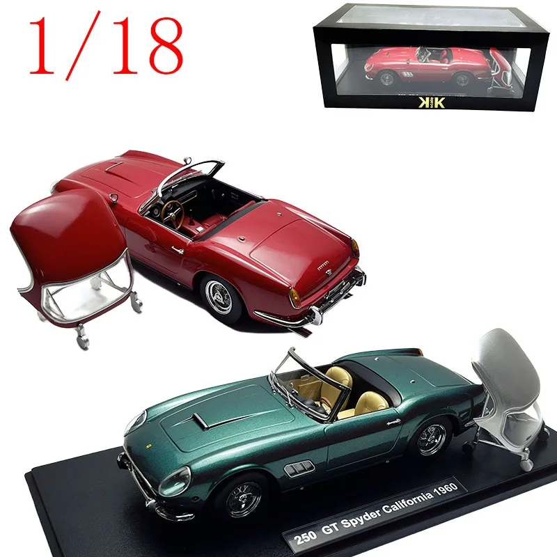

Flaw KK SCALE Diecast 1/18 Scale Ferrari 250 GT Spyder California1960 Alloy Car Model Toys for Boys Gift