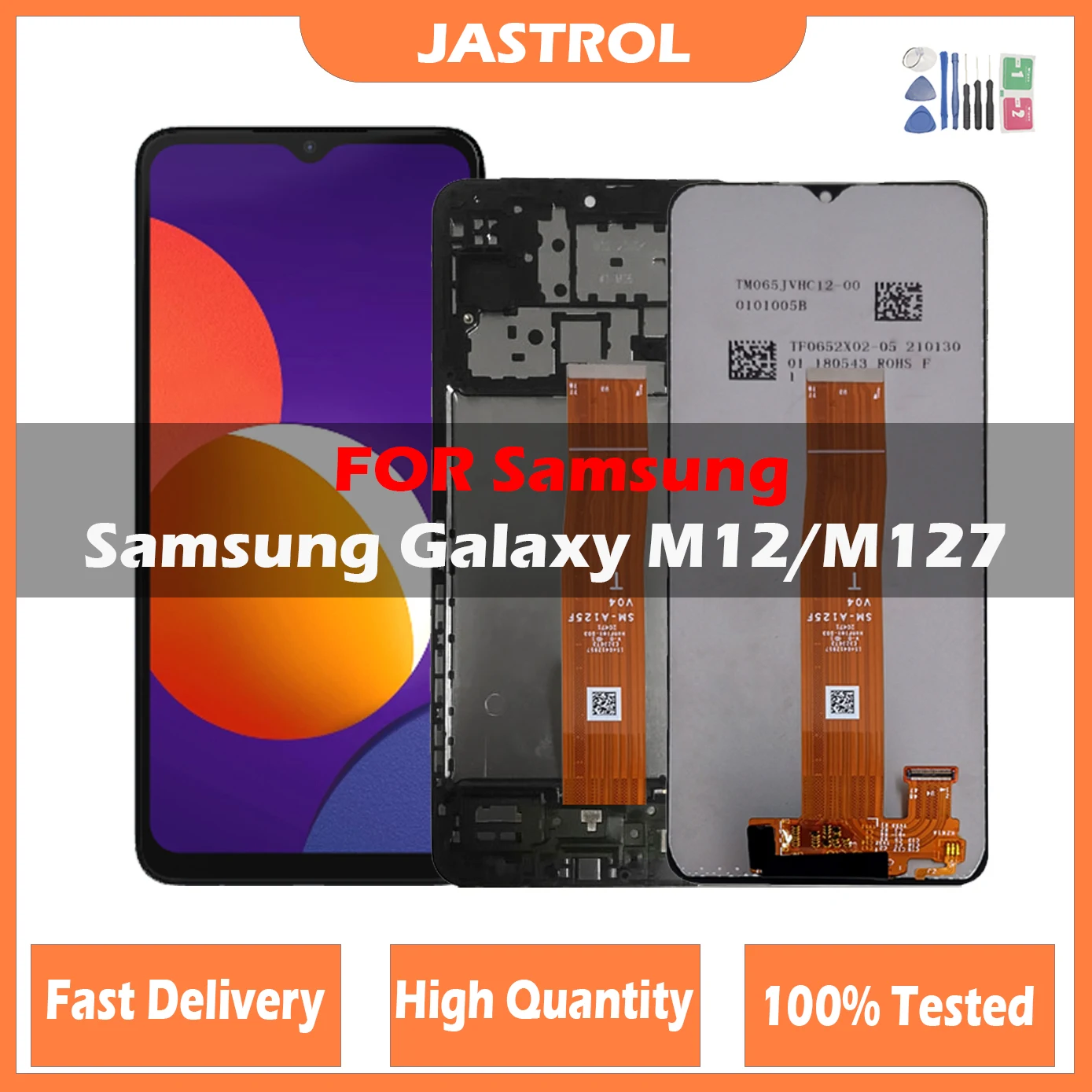 

6.5" LCD Display For Samsung Galaxy M12 M127 LCD Display Touch Screen Digitizer Full SM-M127FN/DS SM-M127F/DS SM-M127G/DS