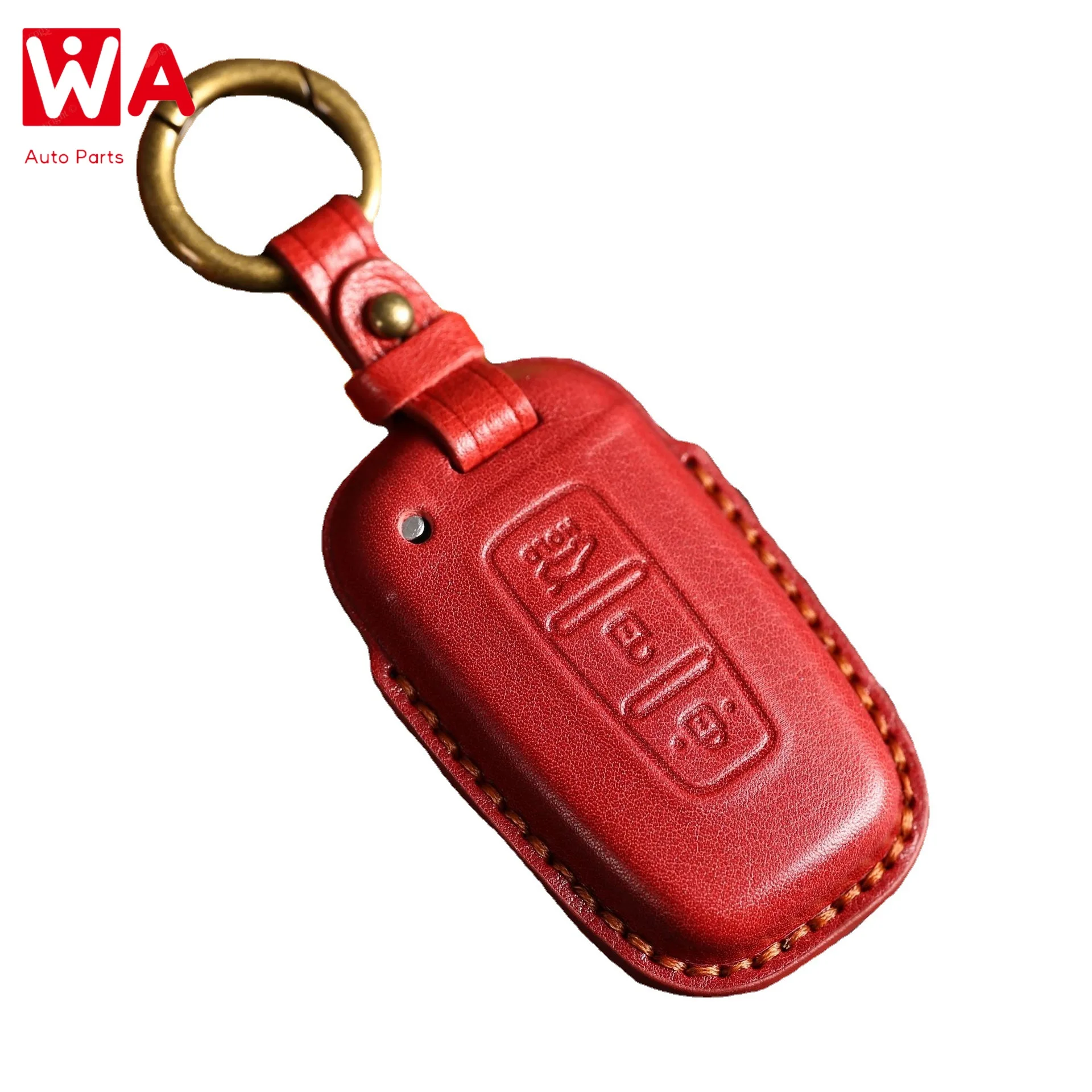 

Genuine Leather Car Remote Key Fob Cover For Hyundai Solaris HB20 Veloster SR IX35 Accent Elantra I30 For KIA RIO K2 K3 Sportage