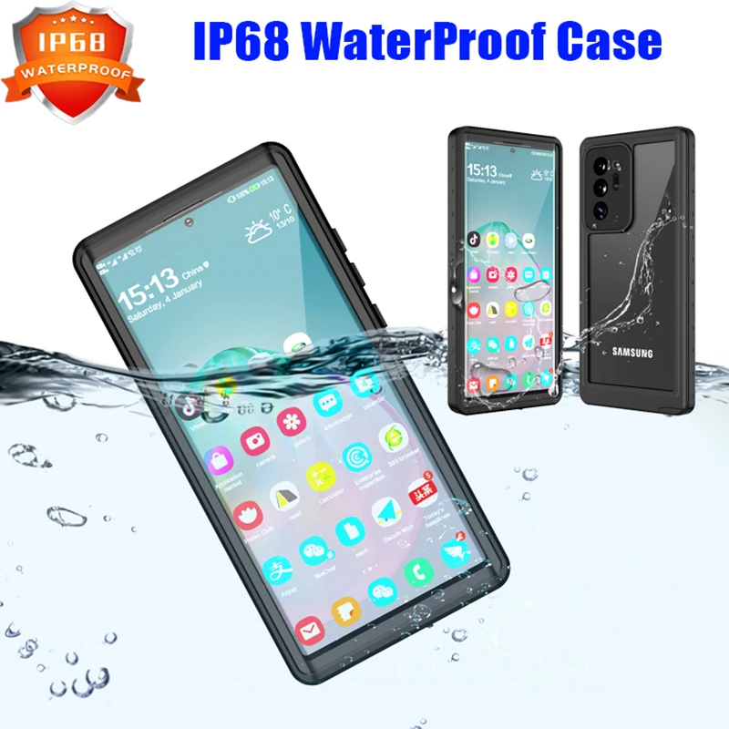 Professional 10 Meter Waterproof Case For Samsung Note20 Ultra Note10 Plus Note9 8 S21 S20 S10 S9 S8 Swim Diving Outdoor sports