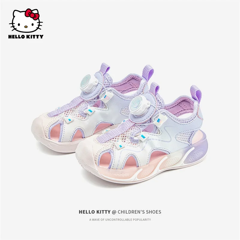 

Sanrio Hello Kitty Summer Sport Sandals For Children Sandals Soft-soled Anti-slippery Kid's Sandals Fashion Summer Shoes