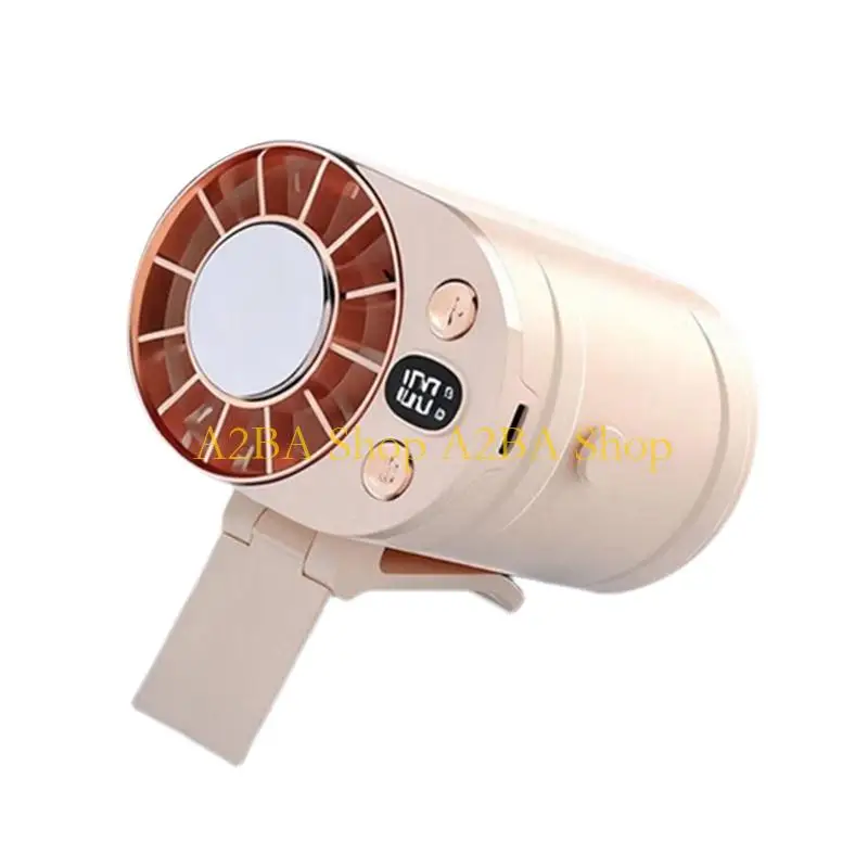 A2BA Multifunctional Wearable Waist Clipping on Fan With Adjustable Wind Speeds And Long Battery For Camping And Commuting