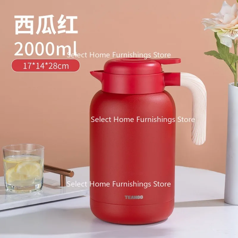 

Подходит для кофейника из нержавеющей стали 316, чайника с термоизоляцией большой емкости для домашнего офиса, модный подарочный чайник для тушения