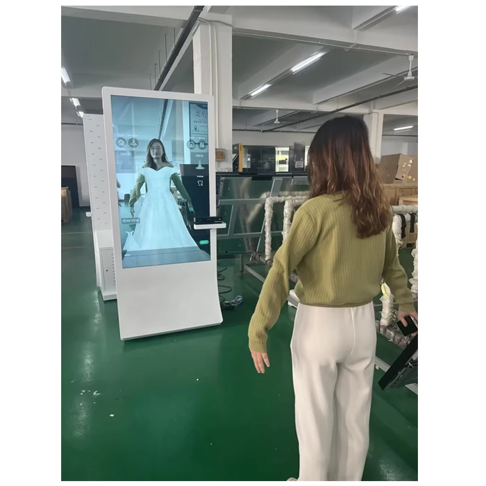 E-Commerce Wall Mountec Dressing Room Online Attract Clients 3D Augmented Reality Softwarevirtual Dressing Software AR