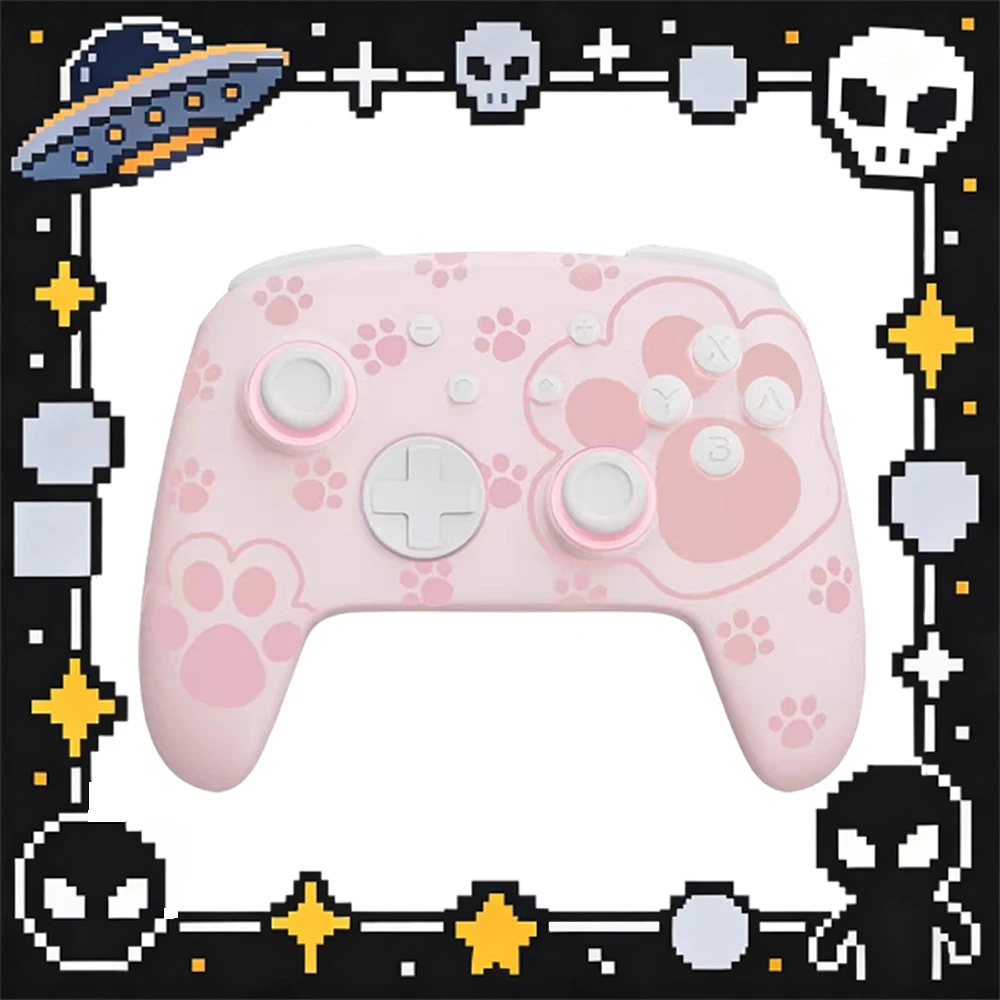 FUNLAB FF05 Game Handle Hall Rocker Four Lighting Modes Esports Handle Original ST Six-Axis Chip Double Back Key Design Gifts