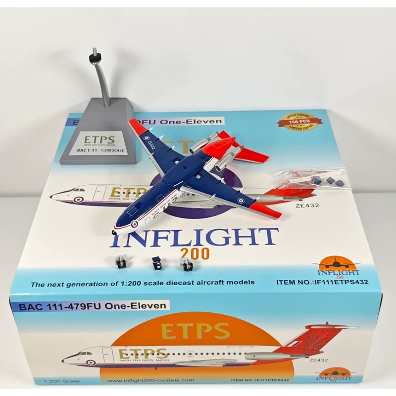 

Inflight 1/200 Scale Royal Air Force Of The United Kingdom BAC111 ZE432 Alloy Aircraft Model Collection Decoration Item Toy