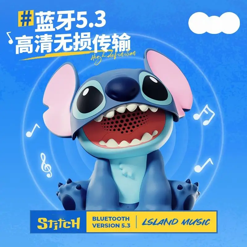 

New Original Lilo & Stitch Anime Stitch Sound System Stitch Speaker Series Small Bluetooth Speaker Models Girl's Birthday Gifts