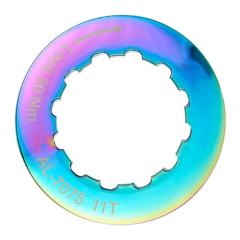 

11T Cassette Flywheel Lock Cover Road Bike Cassette Cover Lock Rings Enduring