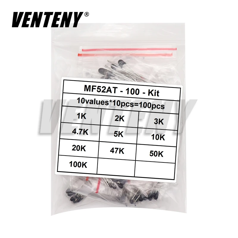 100Pcs=10Valuesx10P… - image