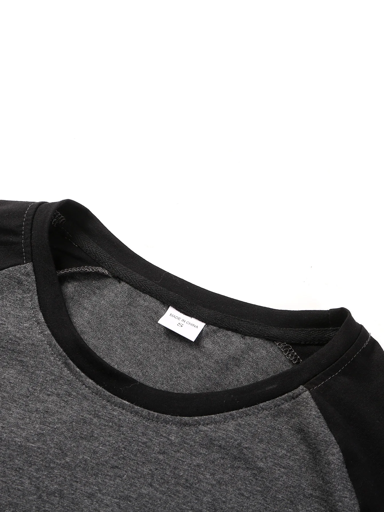 Men Sleeve Shirt Round Neck T-Shirt Three Quarter Sleeve Shirt Casual Fitness Training Cotton Breathable Plunger Sleeve Top