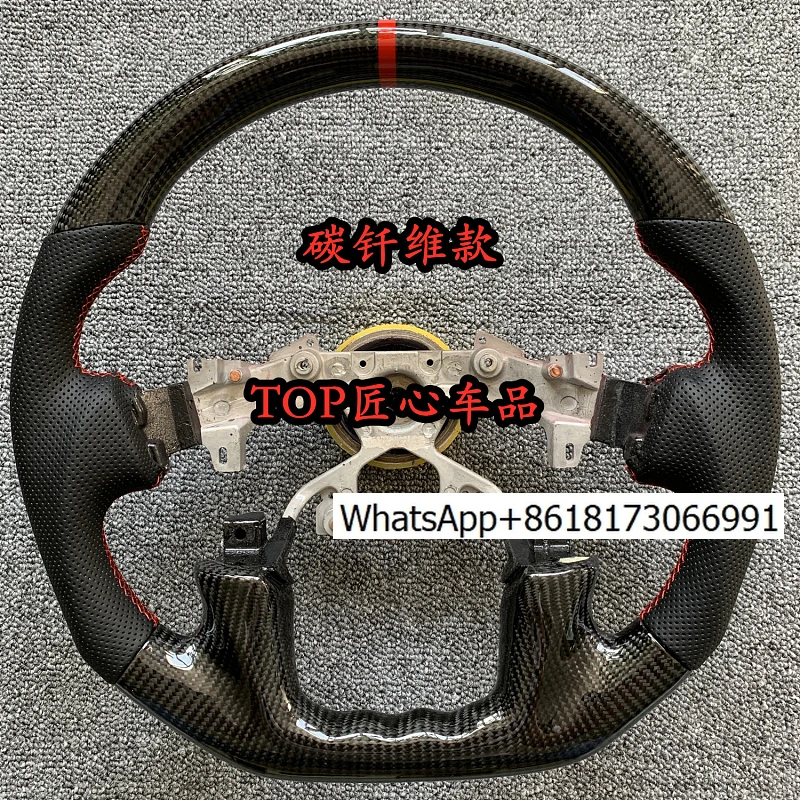 Volante de caoba Tule Y62 soldadura de carbono, deportes, cuero, transpirable, actualización de lujo TOP ingenuity