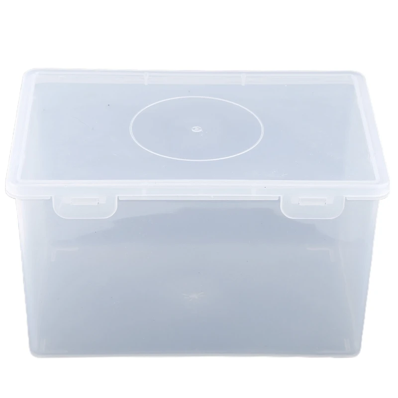 NICEFurniture Mask Storage Box Plastic Transparent Storage Container Keep Tidy Organizer for Home Bedroom Dormitory Office Use