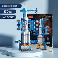 MOC Aerospaces Manned Rocket Center Space Spacecrafts Aviation Craft Launch Building Blocks Model Bricks Kits Sets Ideas