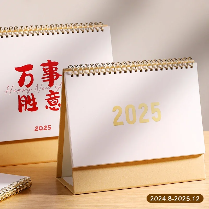 

2025 Chinese Snake Year Desk Calendar Monthly Traditional Desktop Calendar Spring Festival Decoration for Daily Planner