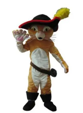 Costume de mascotte de dessin animé de chat mignon en mousse, robe de paupières de Noël en peluche, costume d'Halloween, offre spéciale