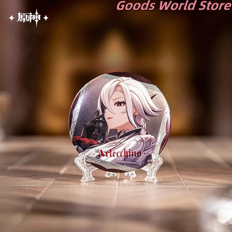 

Original Arlecchino Furina Clorinde Lyney Lynette Navia Neuvillette Sigewinne Wriothesley Charlotte Badge Genshin Impact Cosplay