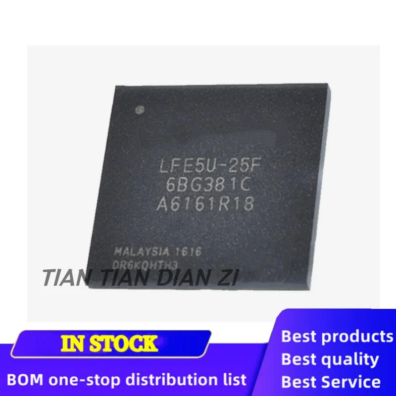 1pcs/lot LFE5U-25F-6BG381I LFE5U-25F-8BG381C FBGA-381 ic chips in stock