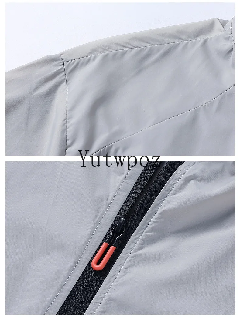 Ice Silk Cooling UPF50+ Herren-Sonnenschutzjacke, Sommer, leicht, atmungsaktiv, Anti-UV-Hautmantel, Outdoor-Angel-Windjacke – Detail 12