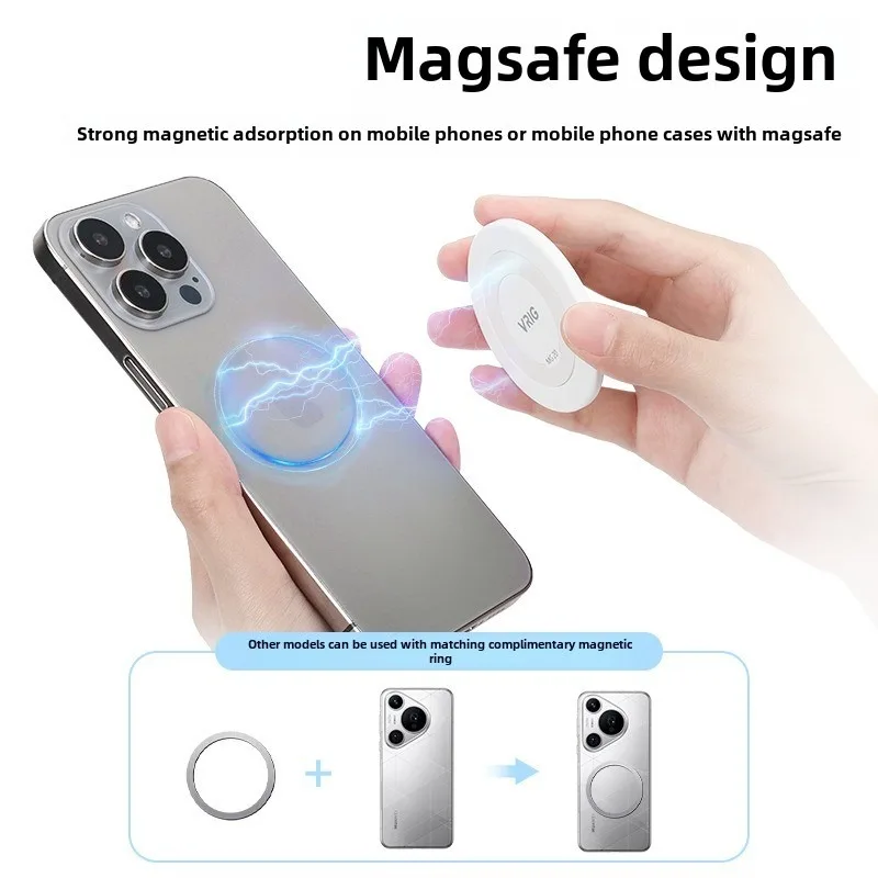 VRIG MG-20 Magnetyczne lusterko do selfie na tylny telefon komórkowy Wypukłe lusterko do MagSafe do vlogowania Strumieniowe selfie do iPhone'a 15 14